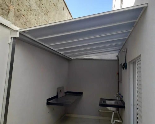 Cobertura De Policarbonato Para Área Externa Palhoça